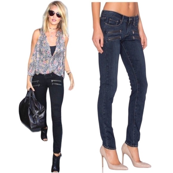 Paige Edgemont Mid Rise Ultra Skinny Jeans… - Picture 1 of 5